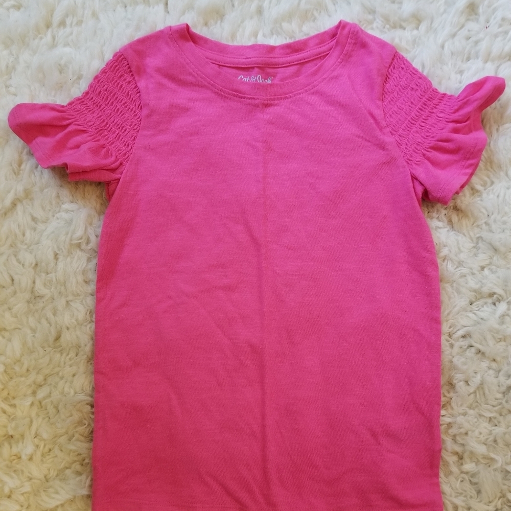 Pink girls tee